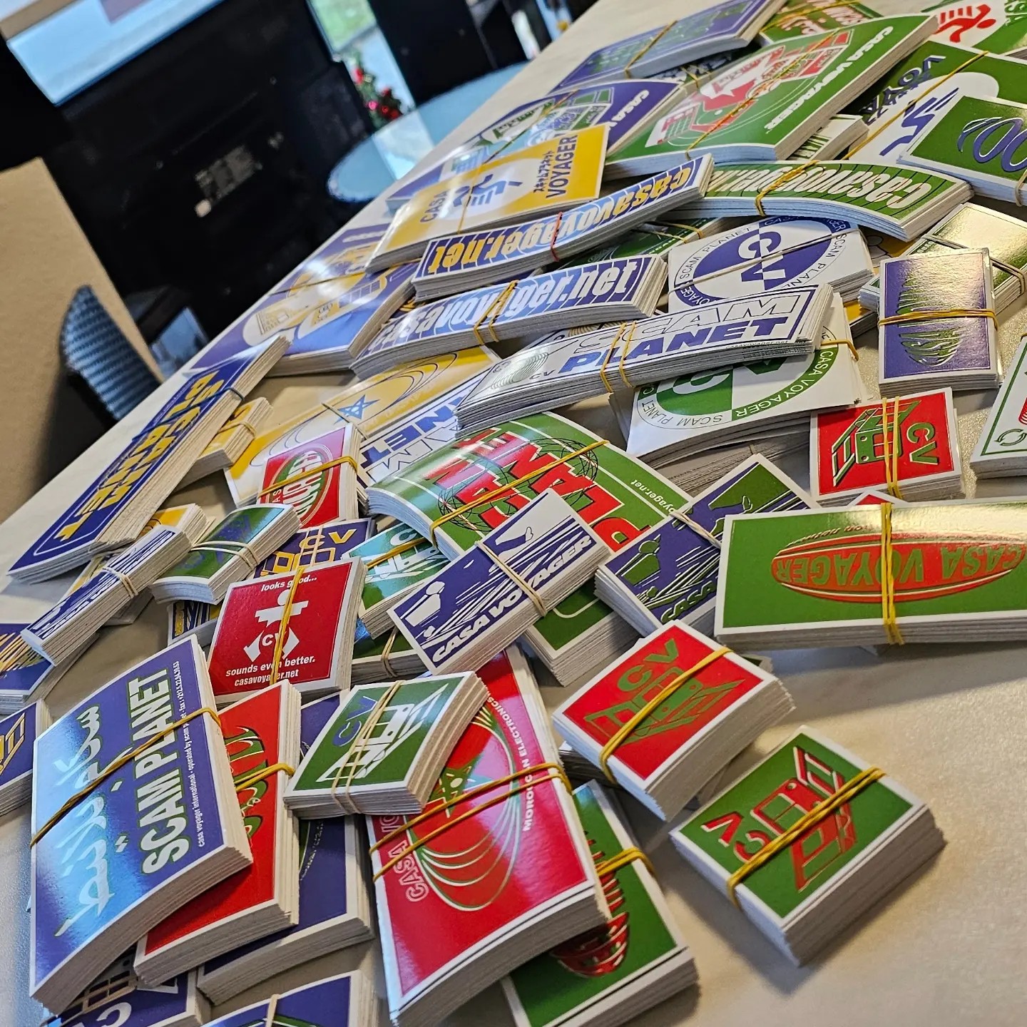 Werbeaufkleber Casa Voyager Stickerpacks – Beispielprojekt Chemnitz