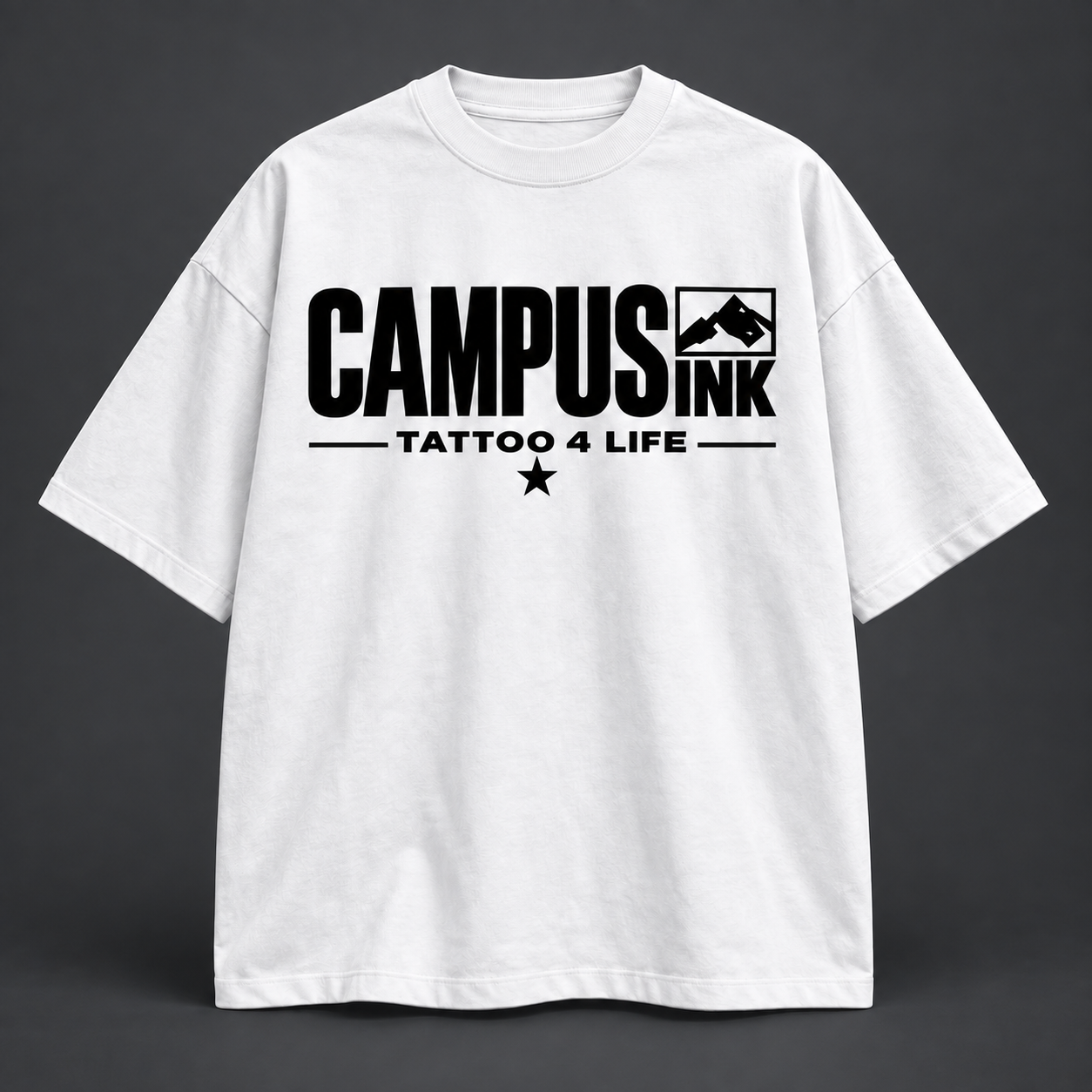 Campus Ink Merch Shirt in Weiß