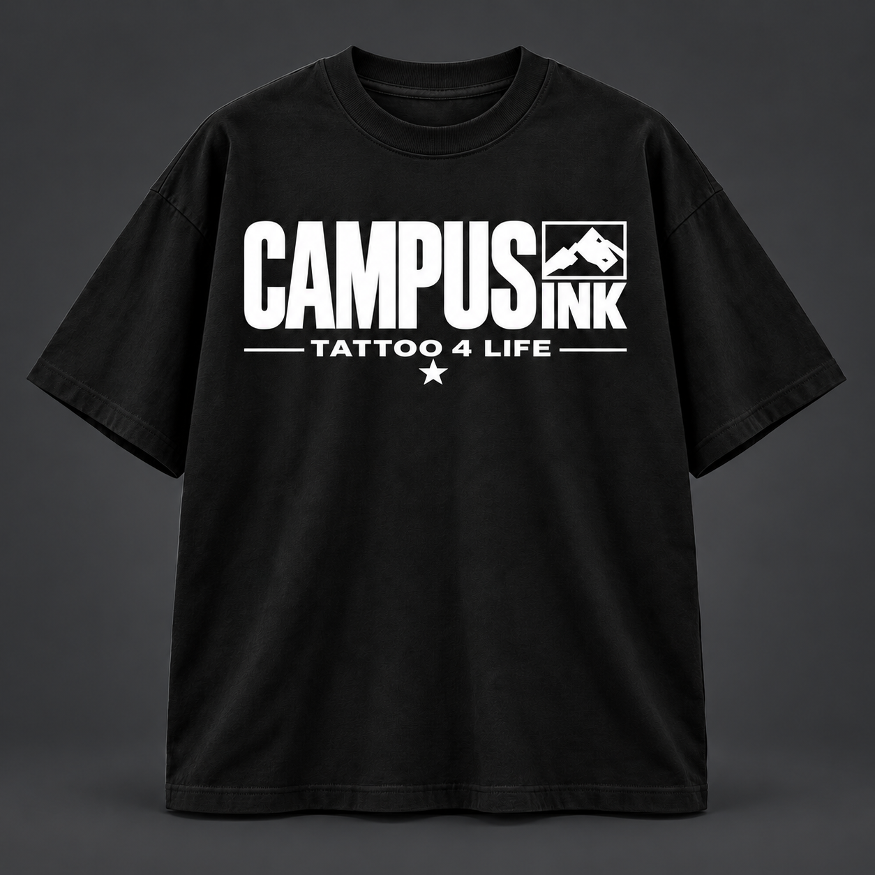 Campus Ink Merch Shirt in Schwarz